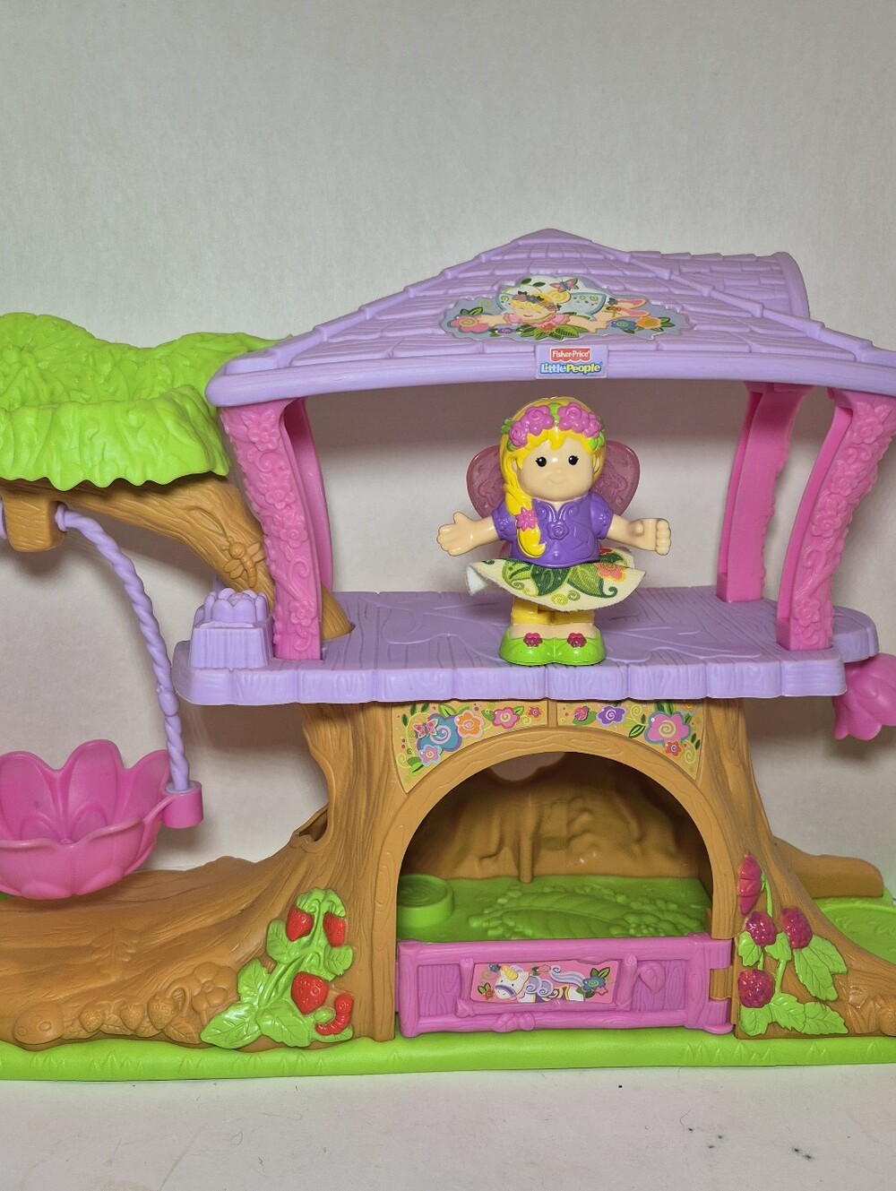 Fisher Price Little People Fairy Treehouse Playset And Fairy Sarah-Lynn
